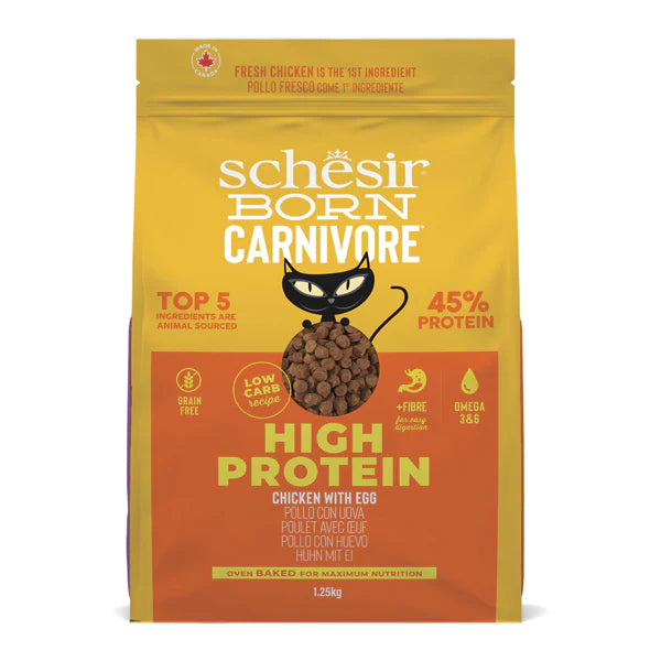 Alimento secco Schesir Pollo con Uovo 1,25 kg per gatti adulti ad alto contenuto proteico Alimento secco Schesir Pollo con Uovo 1,25 kg per gatti adulti ad alto contenuto proteico